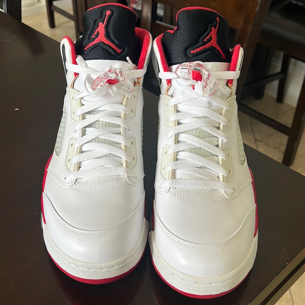 Jordan 5 Retro Fire Red Black Tongue 2013